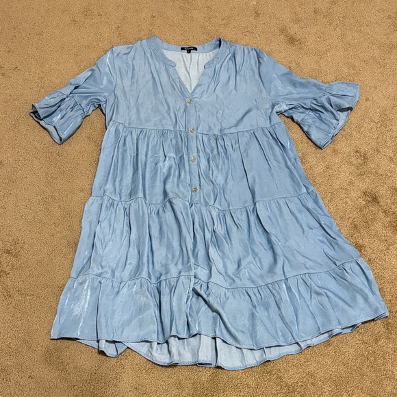 Rolypoly Dresses & Skirts - Light Blue Midi Dress